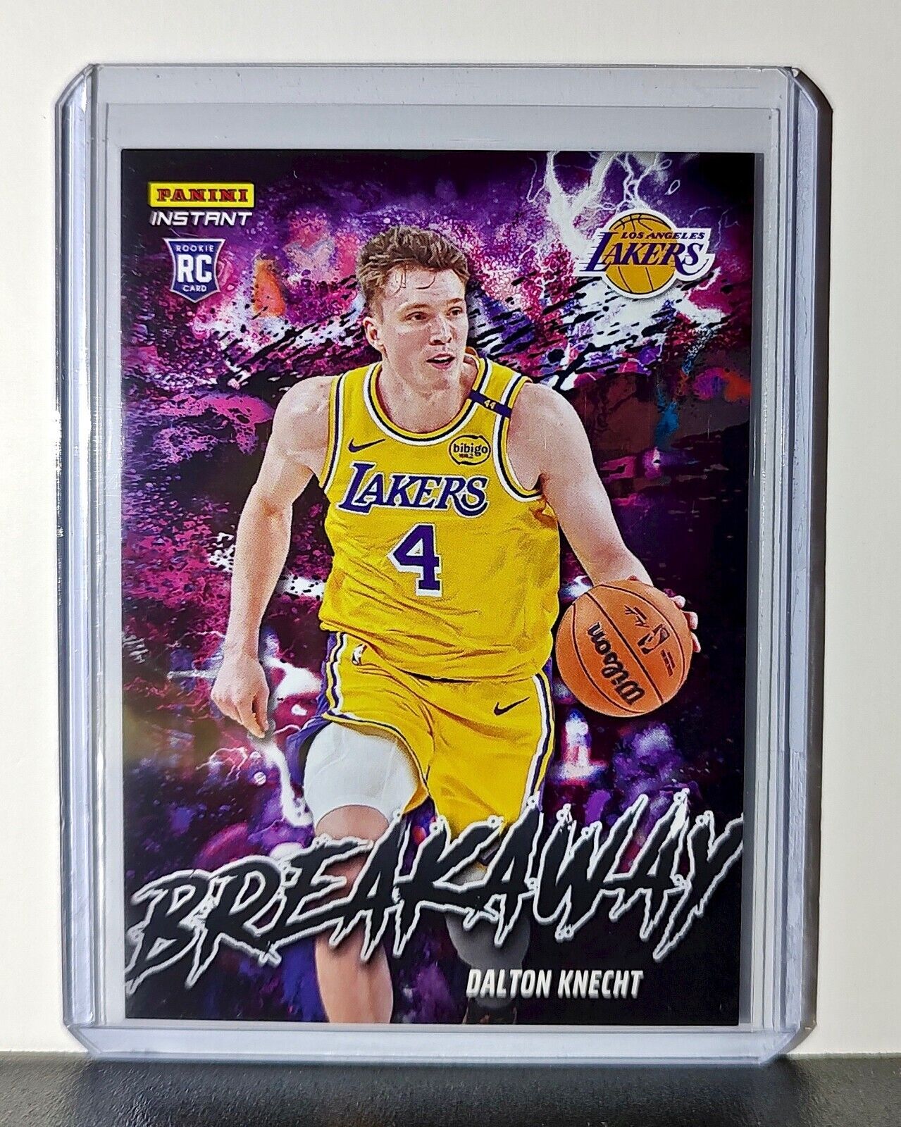Dalton Knecht Rookie 2024-25 Panini NBA #12 Breakaway Card Lakers 1/1355