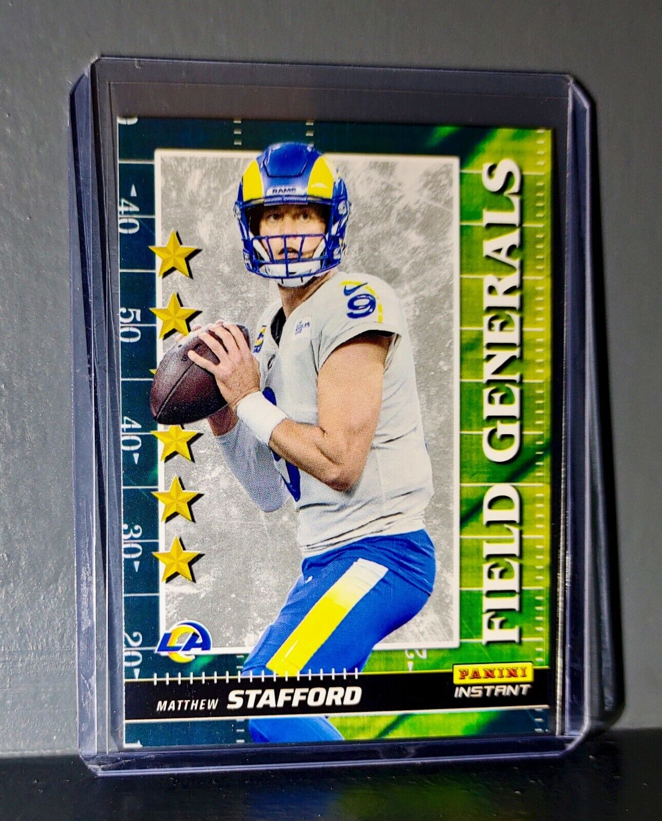 Matthew Stafford 2021 Panini NFL Field Generals #1st 9 Rookie Card 1 of 2088