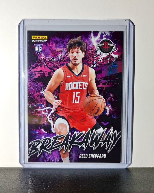 Reed Sheppard Rookie 2024-25 Panini NBA #3 Breakaway Card Rockets 1/1355