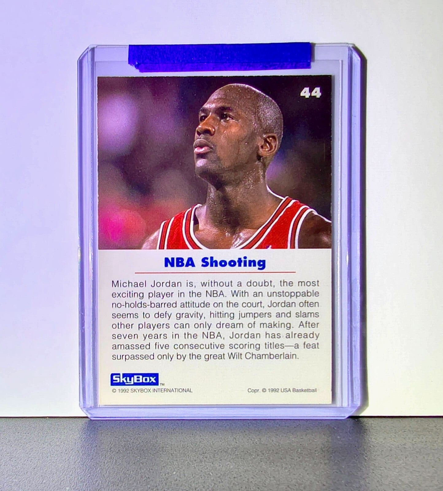 Michael Jordan 1992-93 Skybox USA Basketball #44 Basketball Card Chicago Bulls