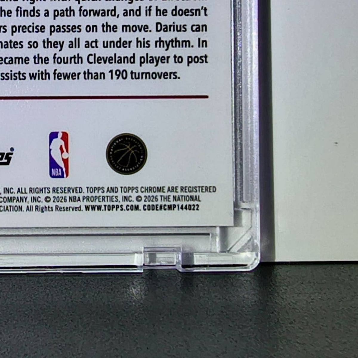 Darius Garland 2025-26 NBA Topps Chrome Update #32 Sparkle Refractor Caveliers