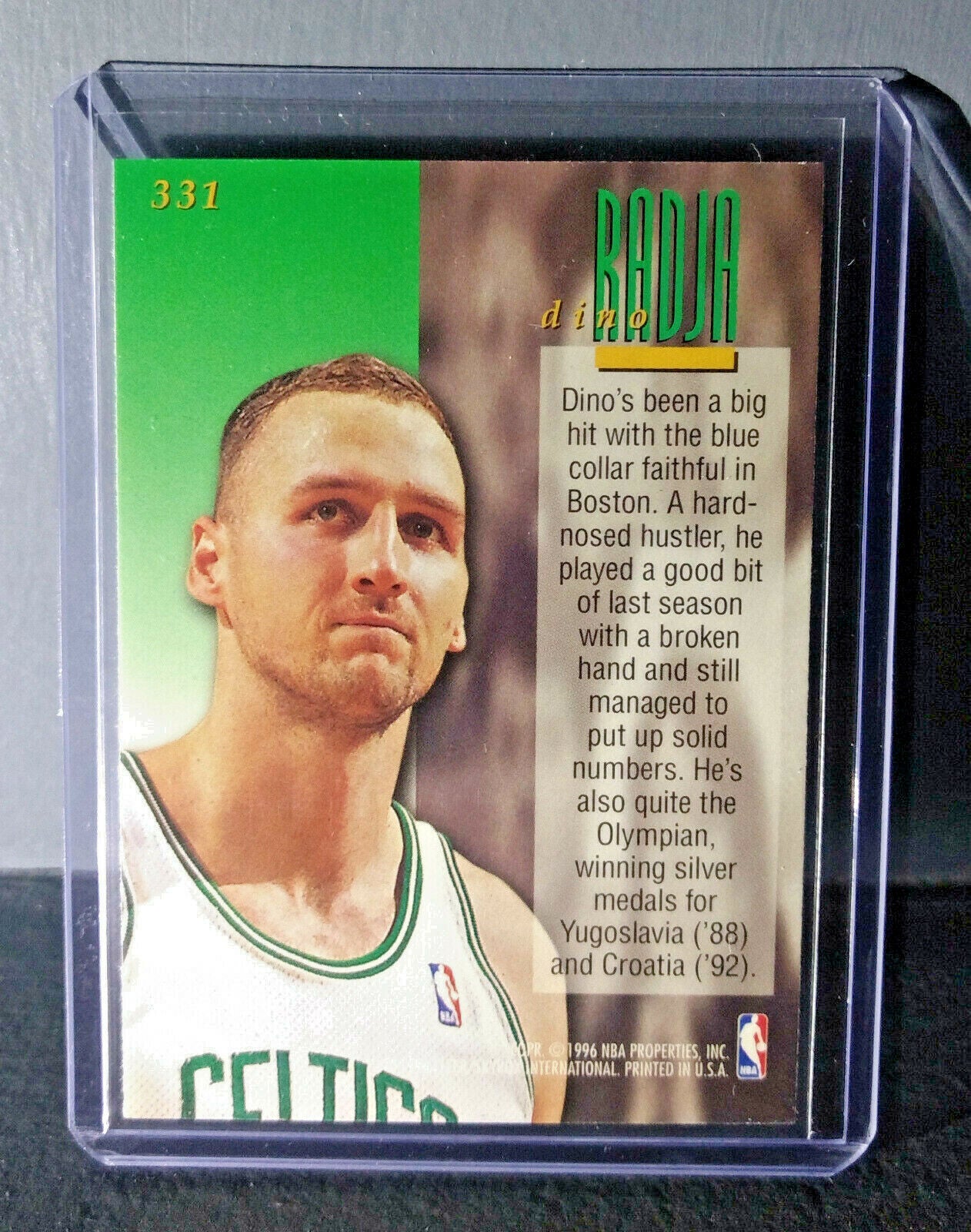 1995-96 Dino Radja #331 Ultra Encore Basketball Card 