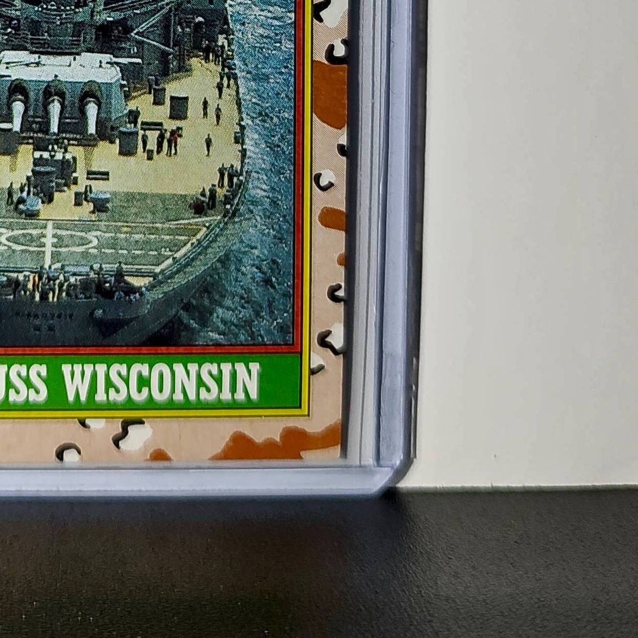 USS Wisconsin 1991 Topps Desert Storm #60 Card