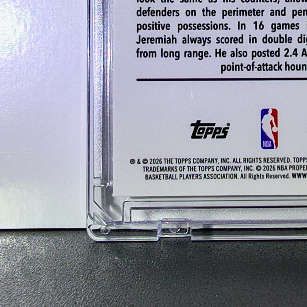 Jeremiah Fears Rookie 2025 NBA Topps Chrome Update #157 Refractor Card Pelicans