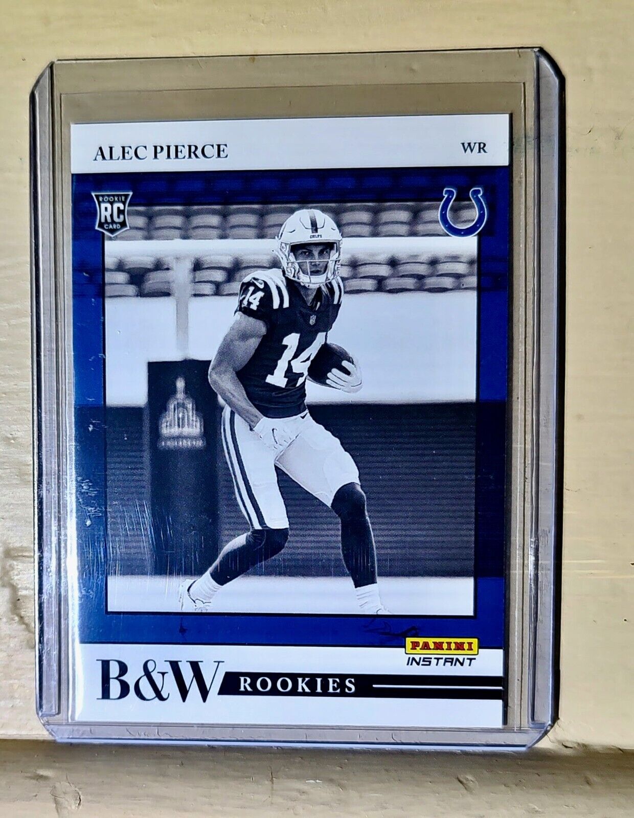 Alec Pierce 2022 Panini NFL Black & White Rookies #19 Football Card 1 of 649