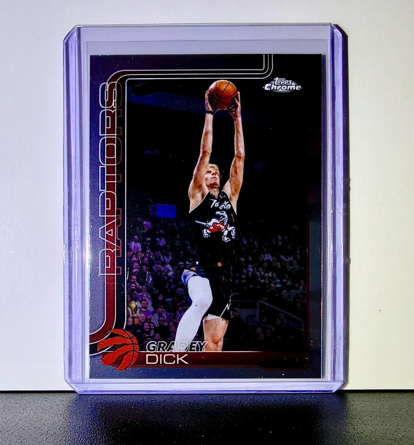 Gradey Dick 2025-26 NBA Topps Chrome Update #97 Basketball Card Toronto Raptors