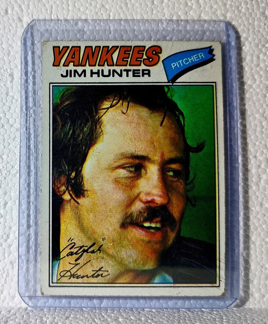 Jim Hunter 1977 Topps MLB #280 Baseball Card New York Yankees