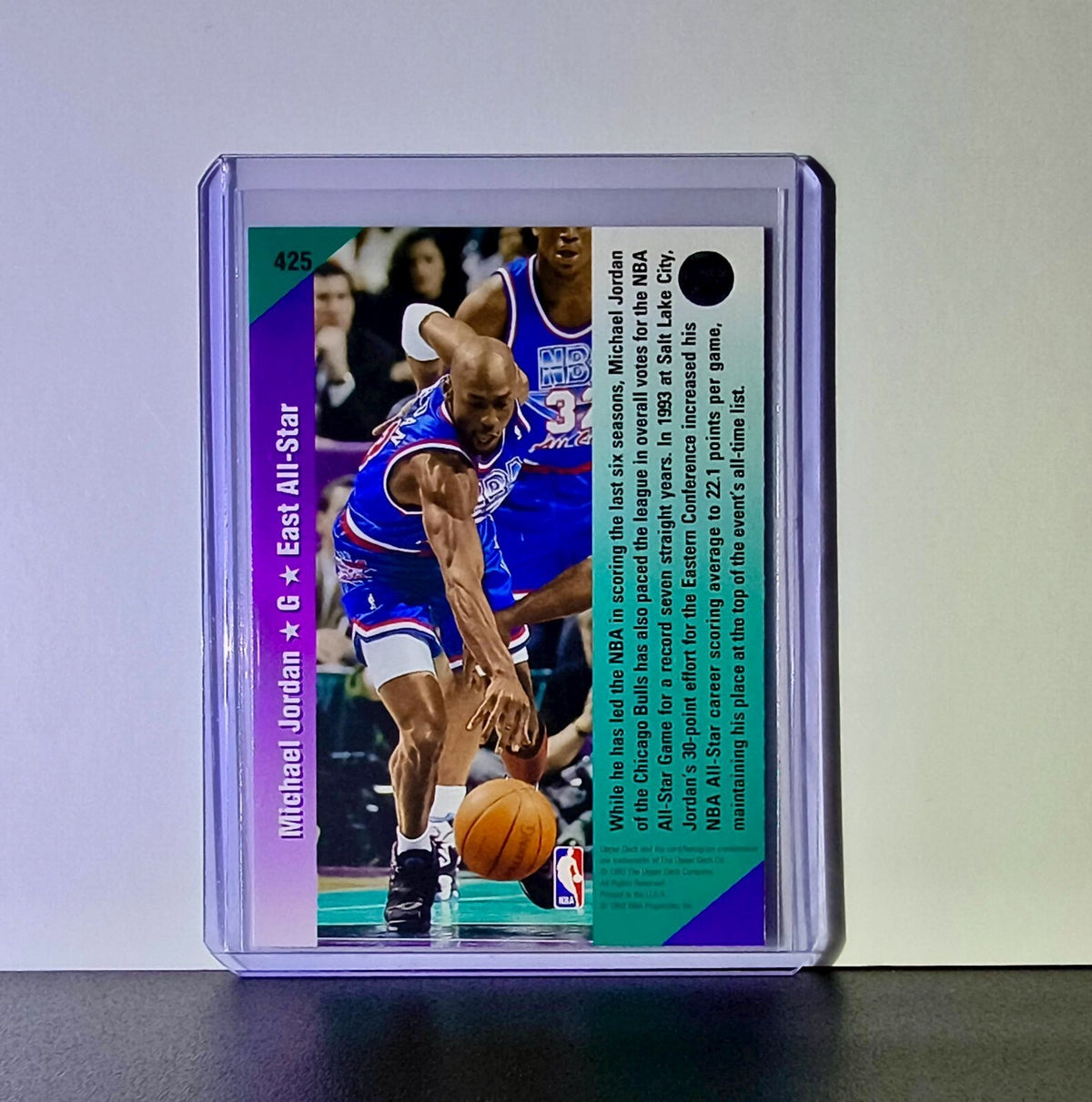 Michael Jordan 1992-93 Upper Deck All Star #425 Basketball Card Chicago Bulls