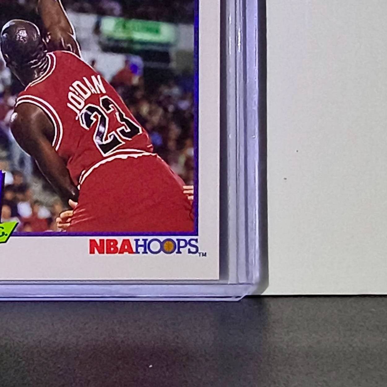 Michael Jordan 1991-92 NBA Hoops #536 All-Time Active Leader Card Chicago Bulls