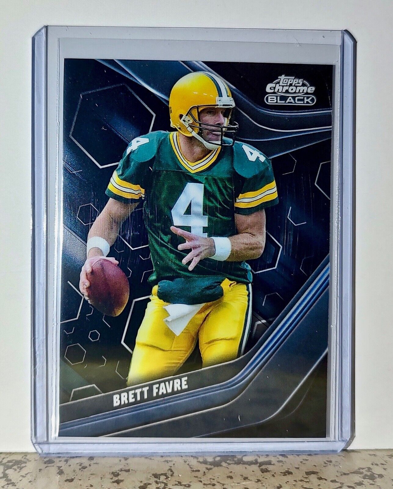 Brett Favre 2023 Topps Chrome Black NFL #119 Football Card Green Bay Packers