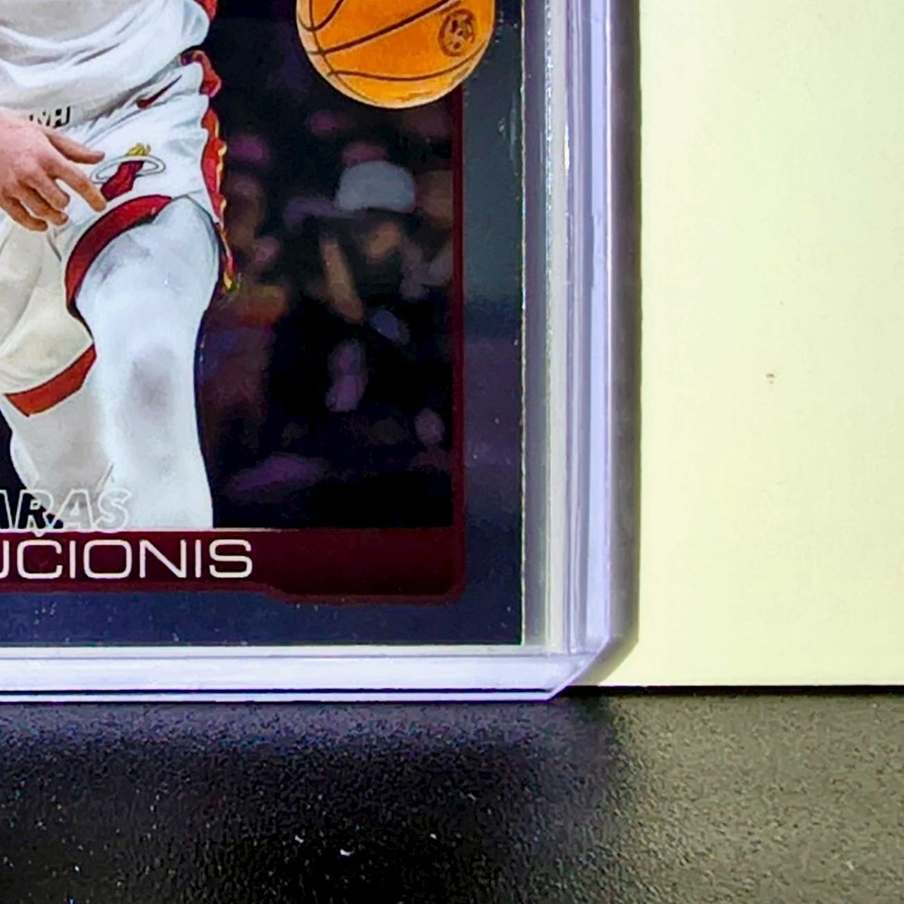 Kasparas Jakučionis Rookie 2025-26 NBA Topps Chrome Update #170 Card Miami Heat
