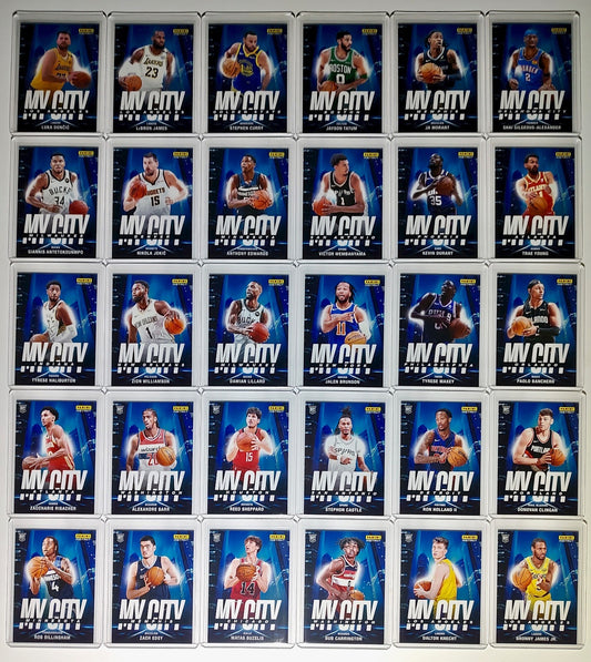2024-25 Panini Instant My City NBA Complete 30 Card Basketball Set 1/268
