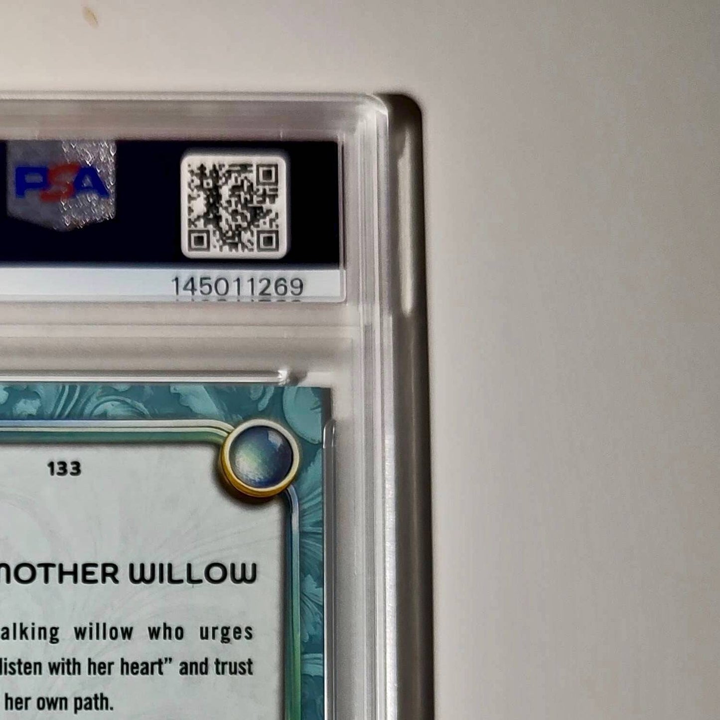Grandmother Willow 2025 Topps Disney Wonder #133 Diamond Card Pocahontas PSA 9