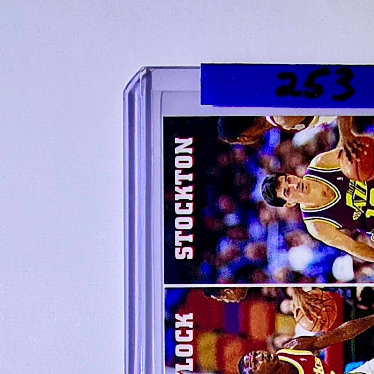 Michael Jordan Blaylock Stockton 1993-94 NBA Hoops League Leaders #289 Bulls