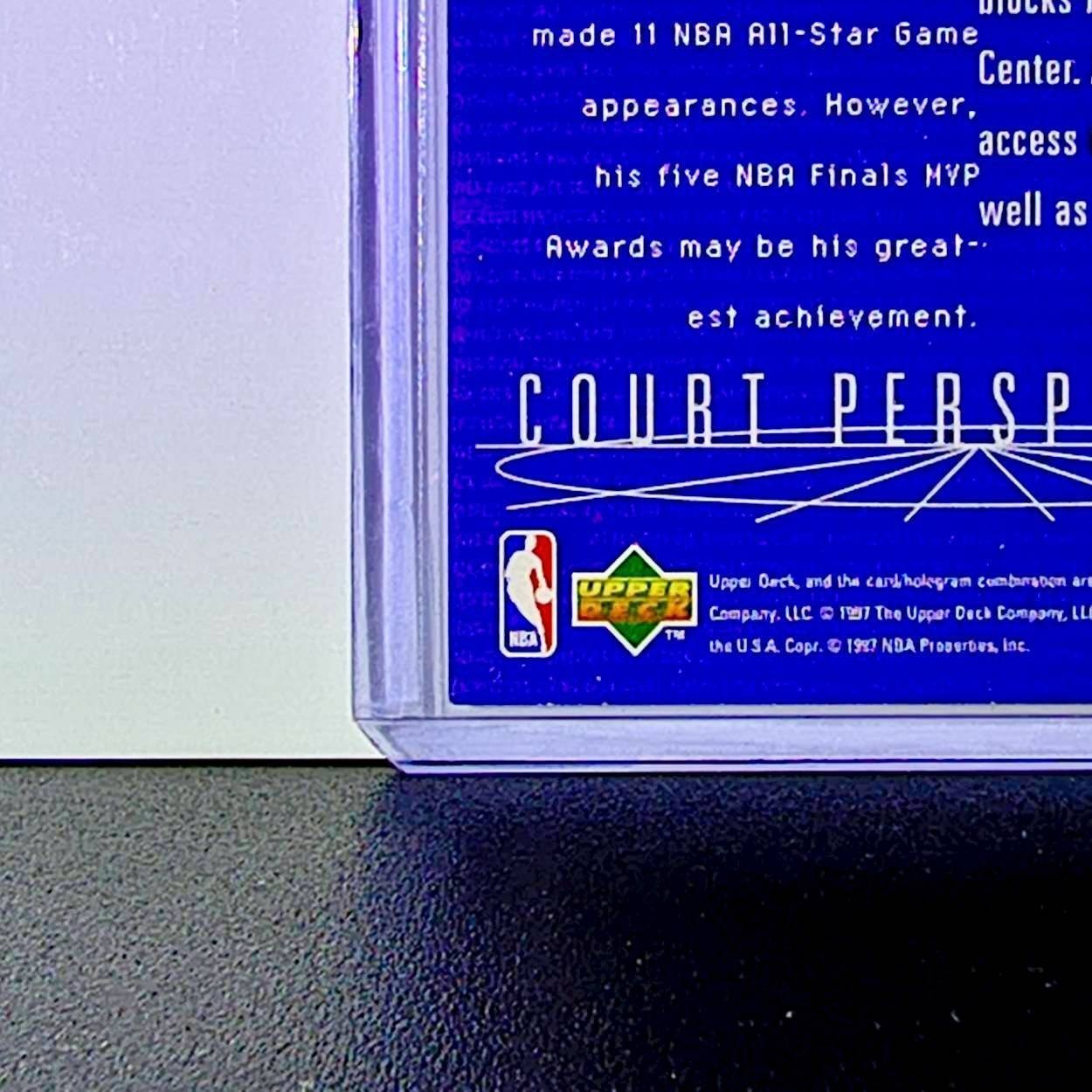 Michael Jordan 1997-98 Upper Deck Court Perspectives #165 Card Chicago Bulls