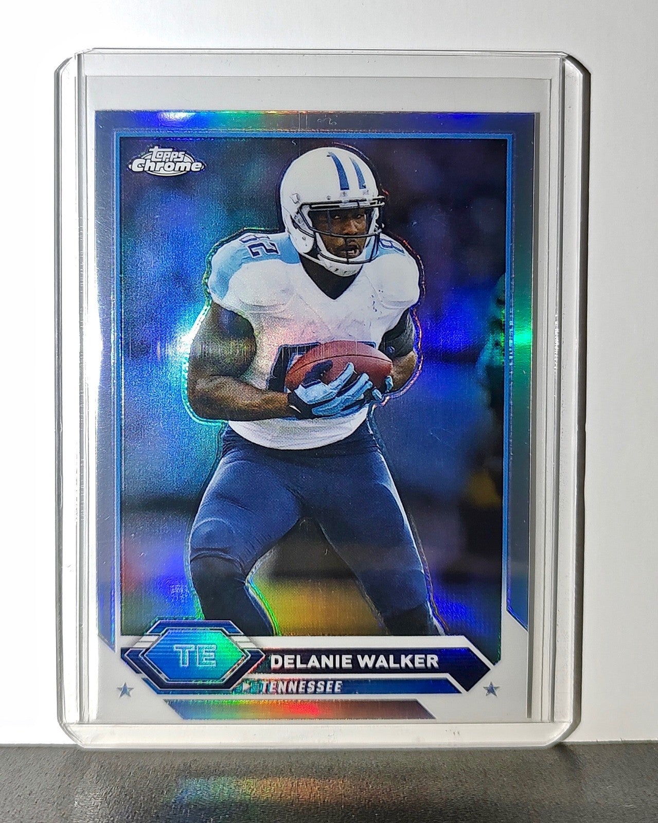 Delanie Walker 2023 Topps Chrome Refractor NFL 39 Football Card Tennessee Titans