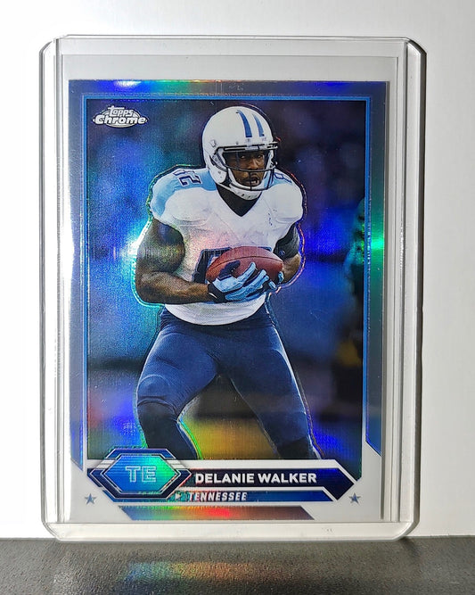 Delanie Walker 2023 Topps Chrome Refractor NFL 39 Football Card Tennessee Titans