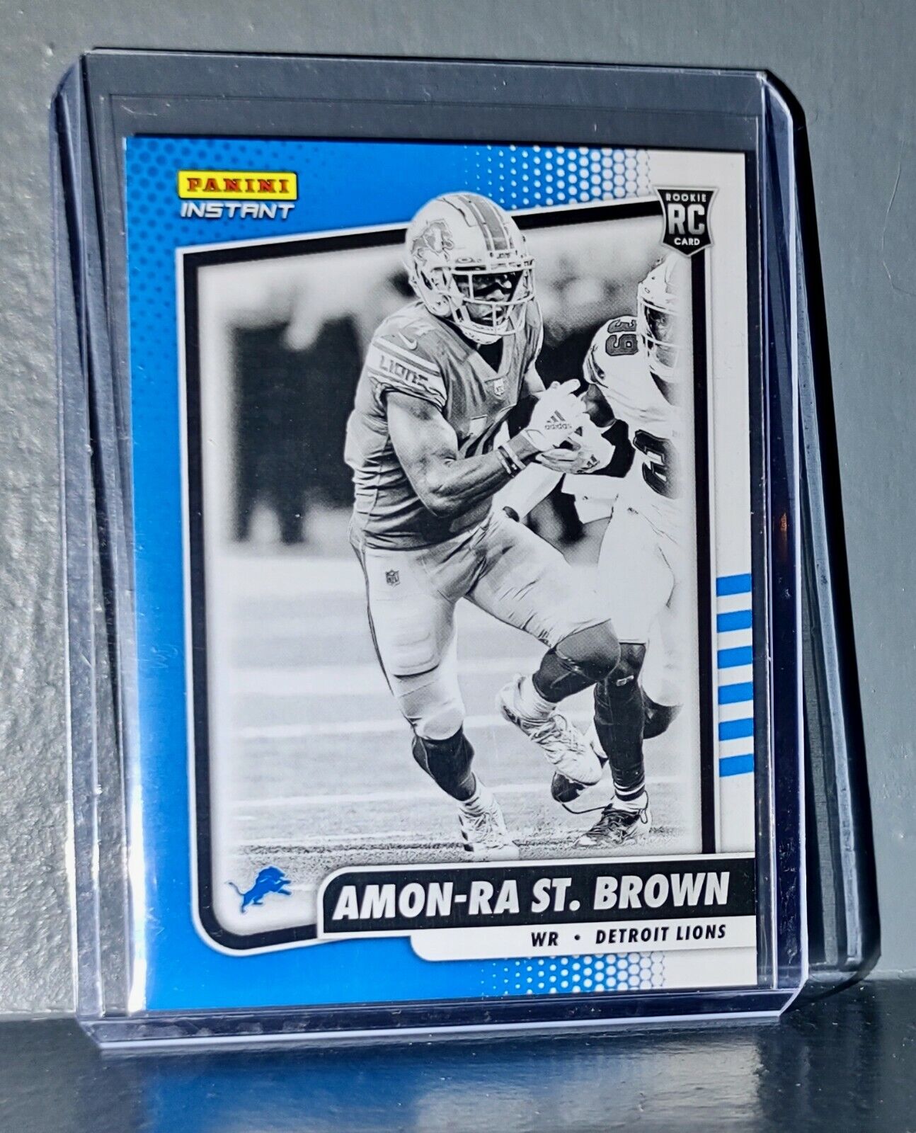 Amon-Ra St. Brown 2021 Panini NFL Black and White Rookies #29 Card 1/2728