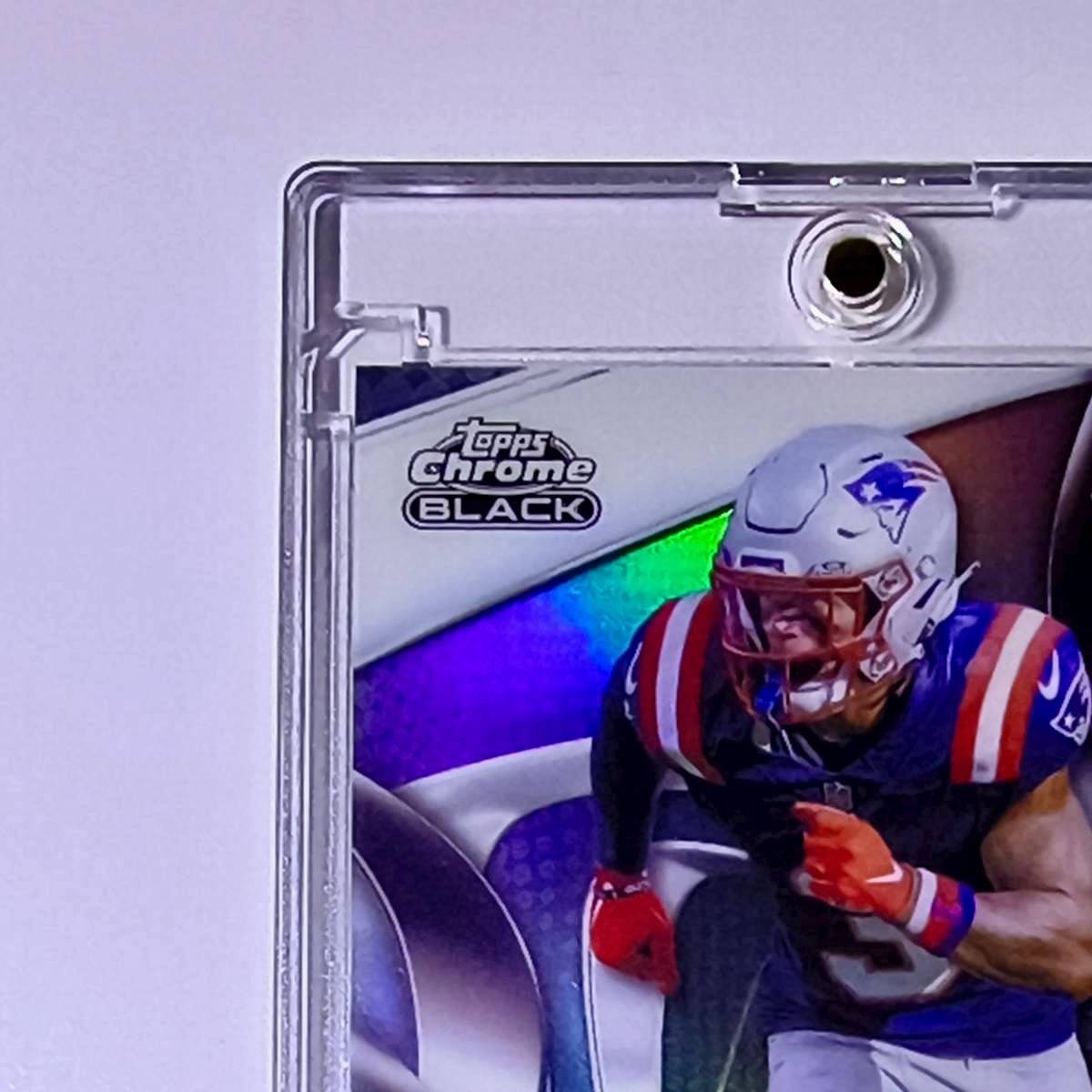 Demario Douglas 2025 NFL Topps Black Chrome #70 Silver Refractor 56/299 Patriots