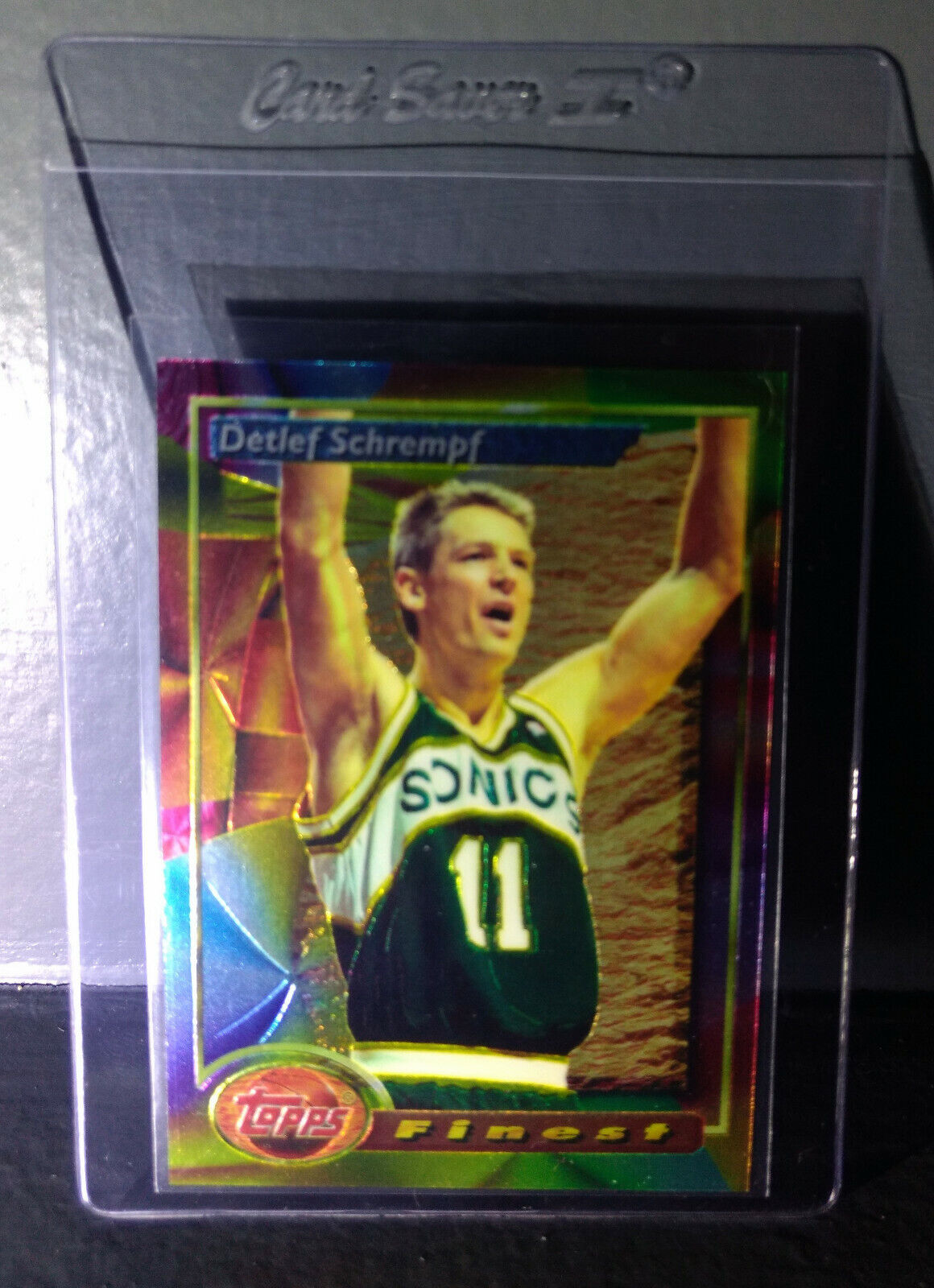 1993-94 Topps Finest Detlef Schrempf #28 Basketball Card