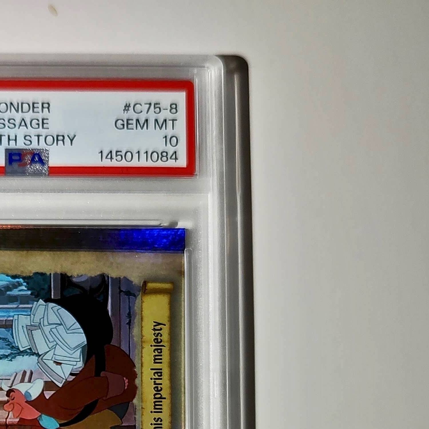 An urgent message from his imperial majesty 2025 Topps Disney #C75-8 PSA 10