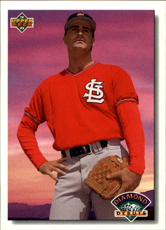 Donovan Osborne 1992 Upper Deck MLB #770 Diamond Debuts Checklist Card Cardinals