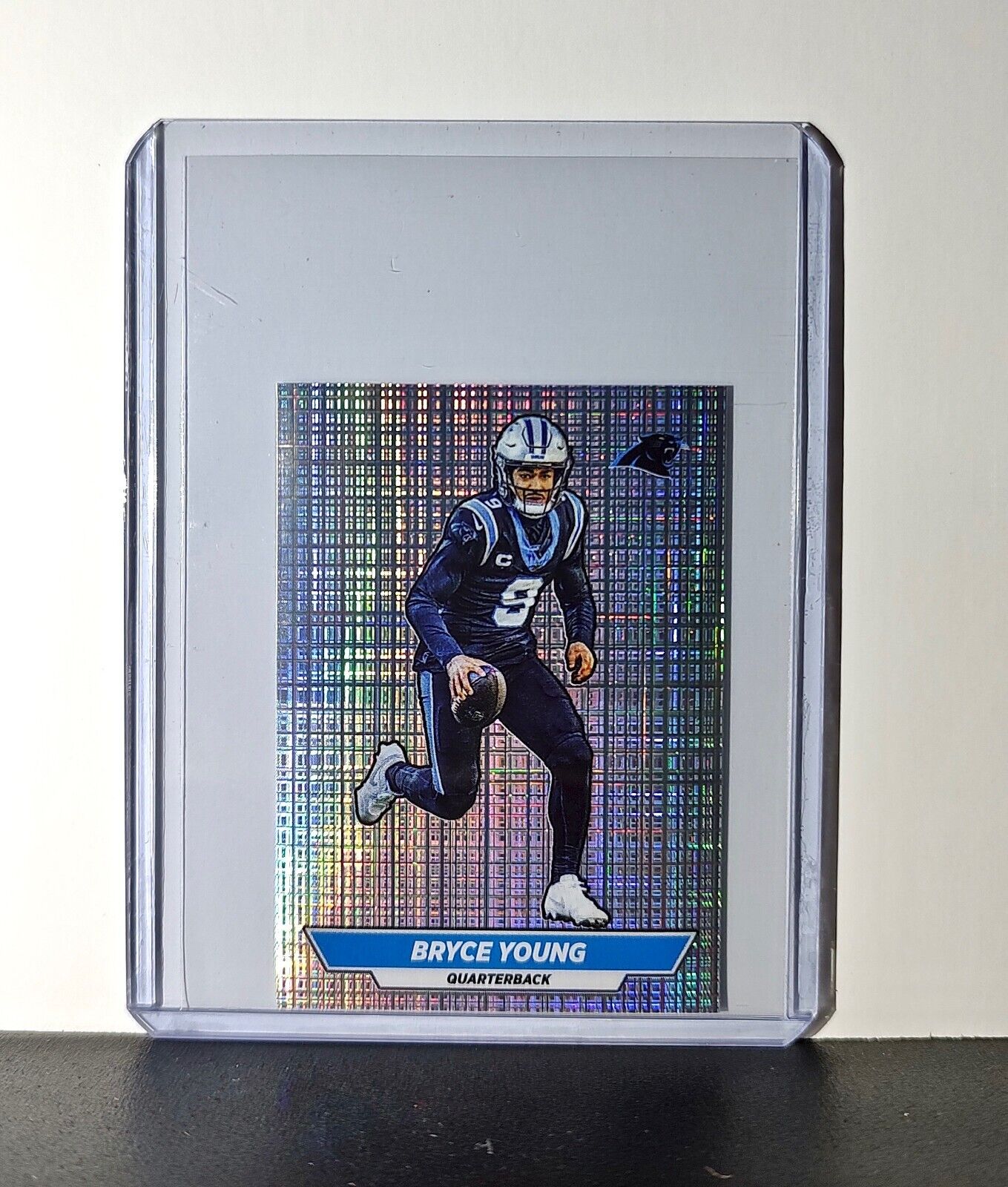Bryce Young 2024 Panini NFL Sticker #456 Foil Carolina Panthers