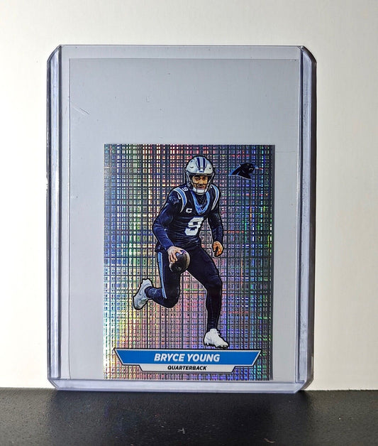 Bryce Young 2024 Panini NFL Sticker #456 Foil Carolina Panthers