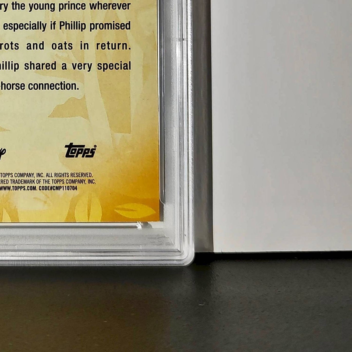 Samson 2025 Topps Disney #FF-8 Furry Friends Card Sleeping Beauty PSA 10