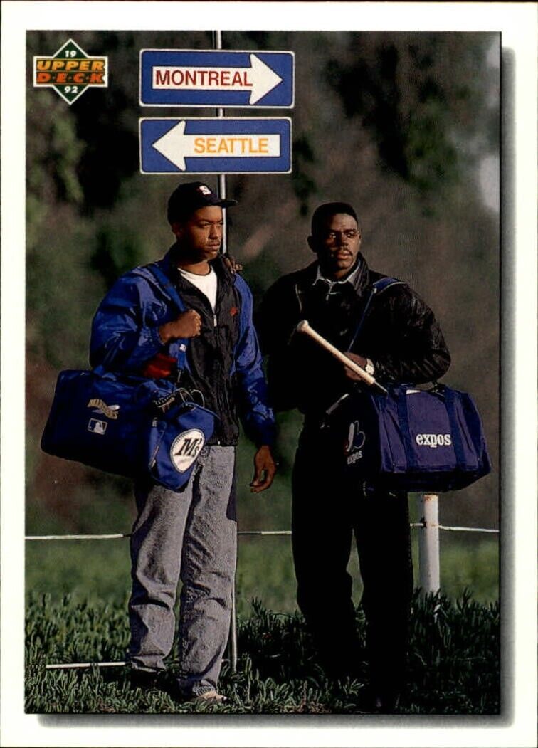 Rondell White / Marc Newfield 1992 Upper Deck MLB #51 Checklist Card Expos