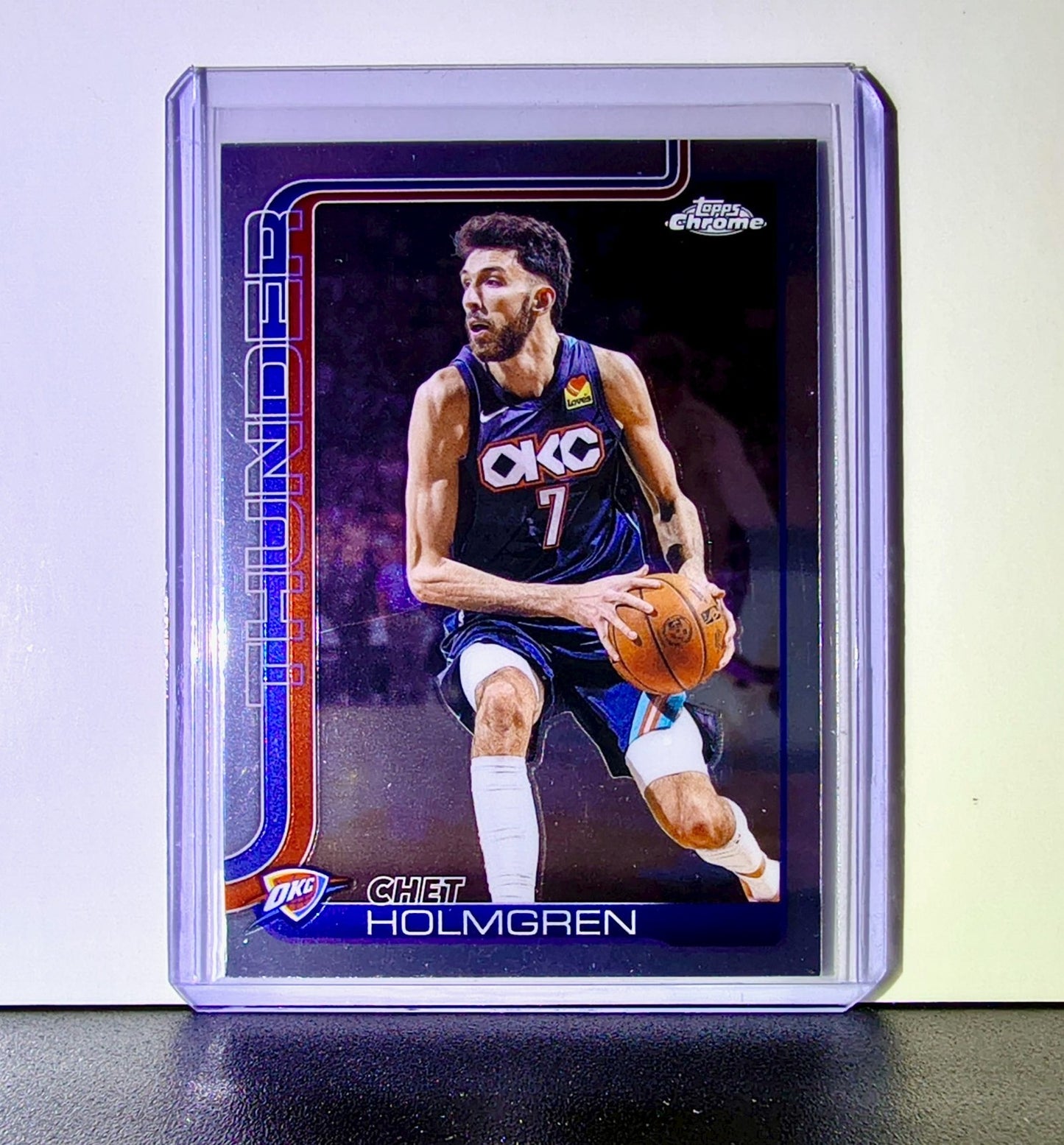Chet Holmgren 2025-26 NBA Topps Chrome Update #31 Card Oklahoma City Thunder