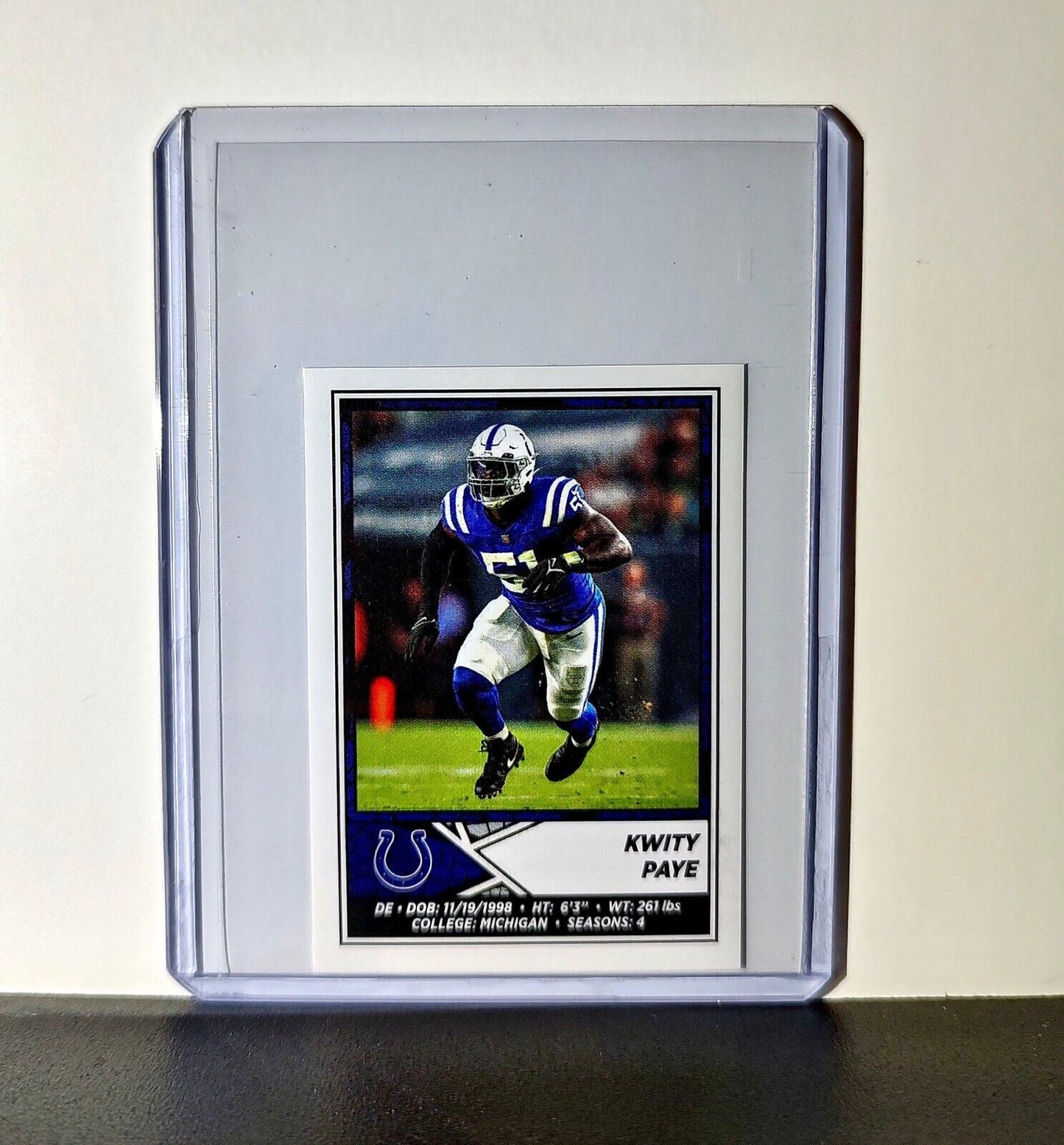 Kwity Paye 2024 Panini NFL Sticker #194 Indianapolis Colts