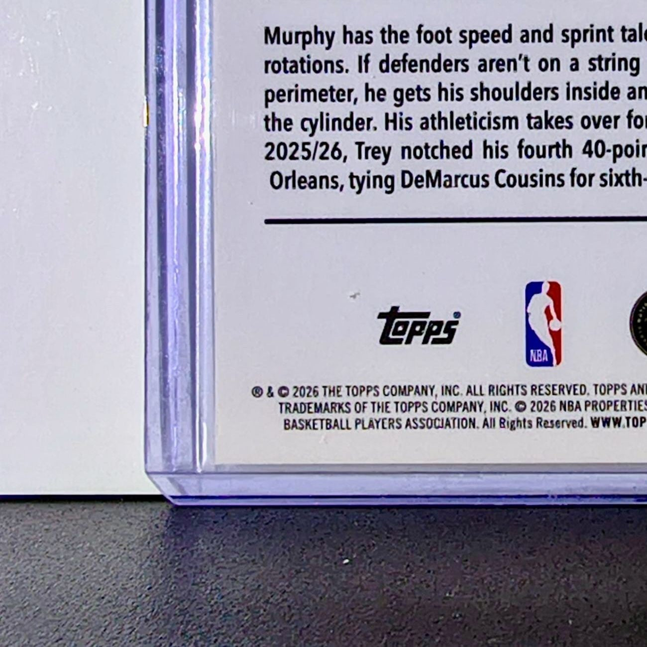 Trey Murphy III 2025-26 NBA Topps Chrome Update RayWave Refractor #56 Card