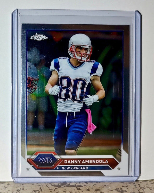 Danny Amendola 2023 Topps Chrome NFL #41 Football Card New England Patriots