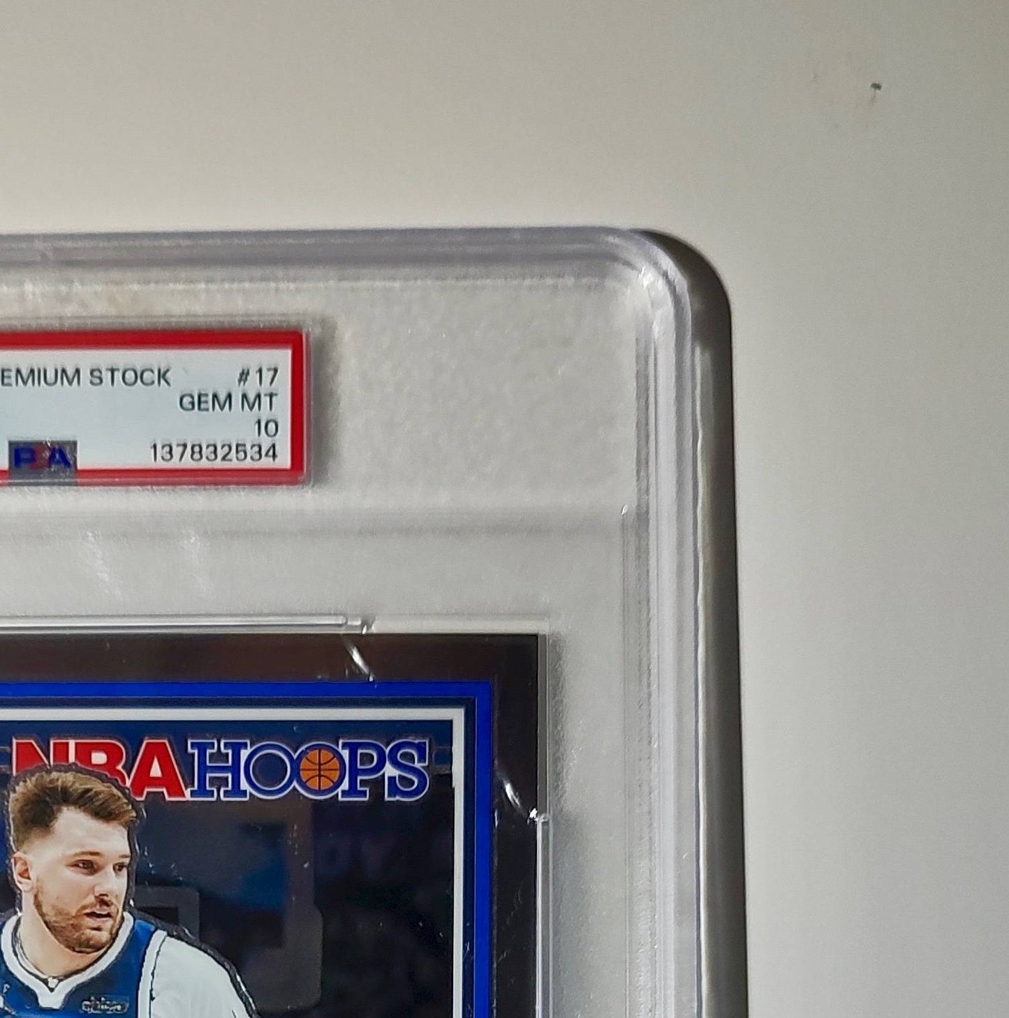 Luka Doncic 2023 Panini Premium Stock NBA Hoops #17 Jumbo PSA 10 Gem Mint
