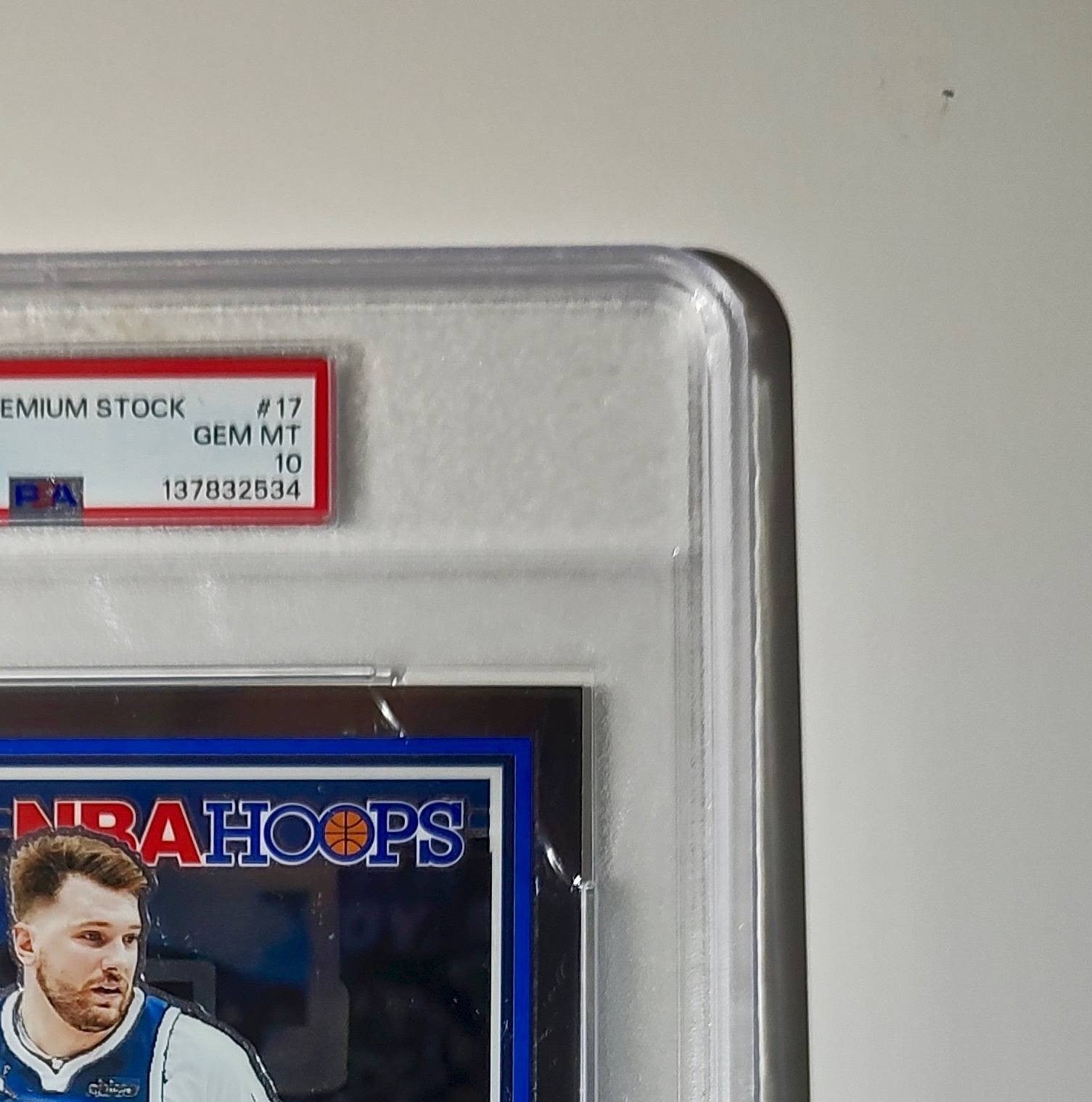 Luka Doncic 2023 Panini Premium Stock NBA Hoops #17 Jumbo PSA 10 Gem Mint