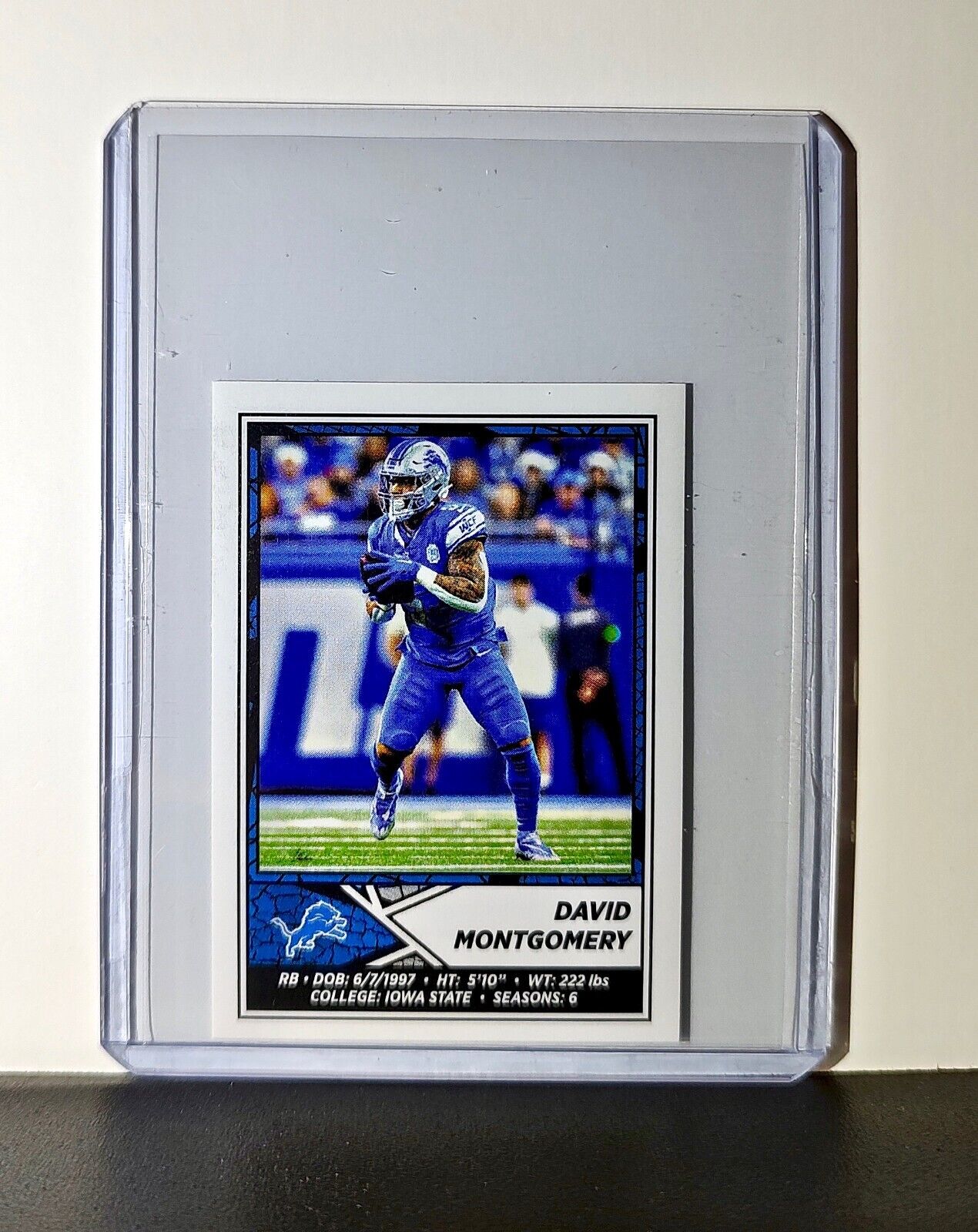 David Montgomery 2024 Panini NFL Sticker #381 Detroit Lions