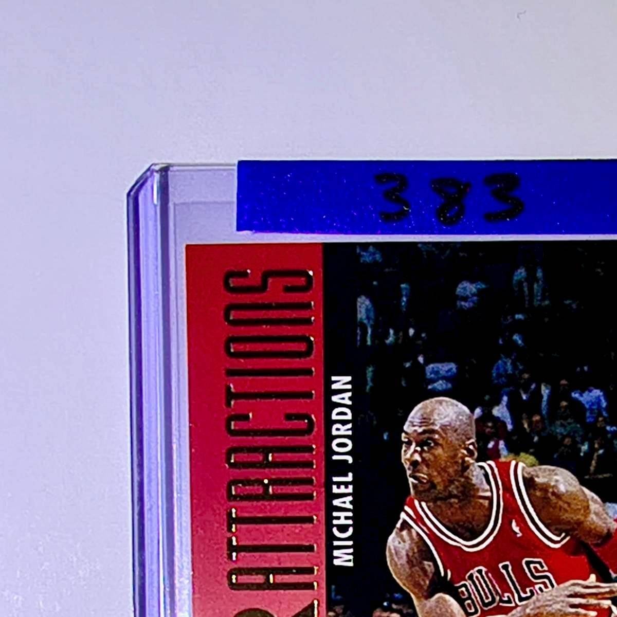Michael Jordan 1995-96 Upper Deck Major Attractions #337 Basketball Card Bulls