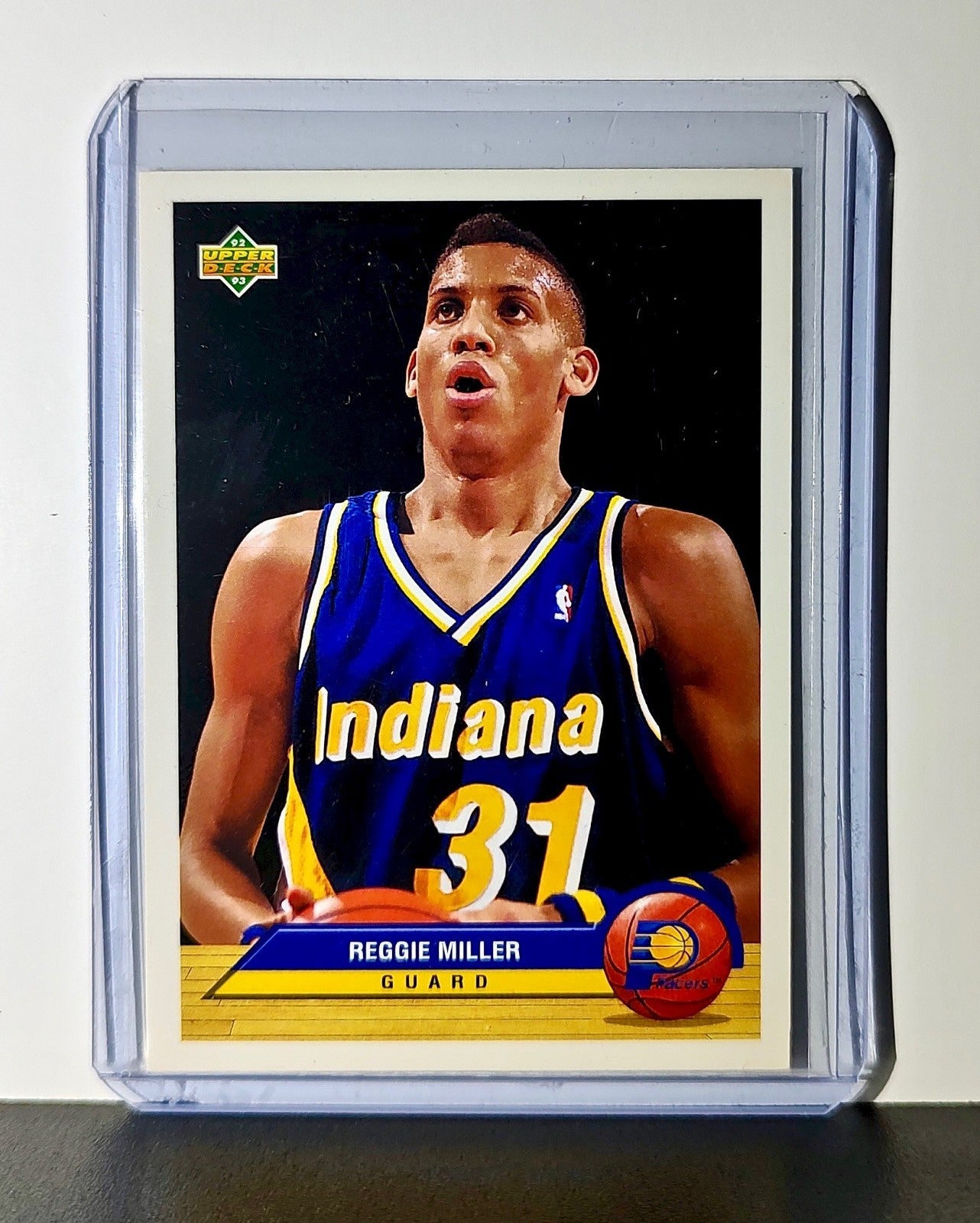 Reggie Miller 1992-93 Upper Deck NBA #P18 Card Indiana Pacers