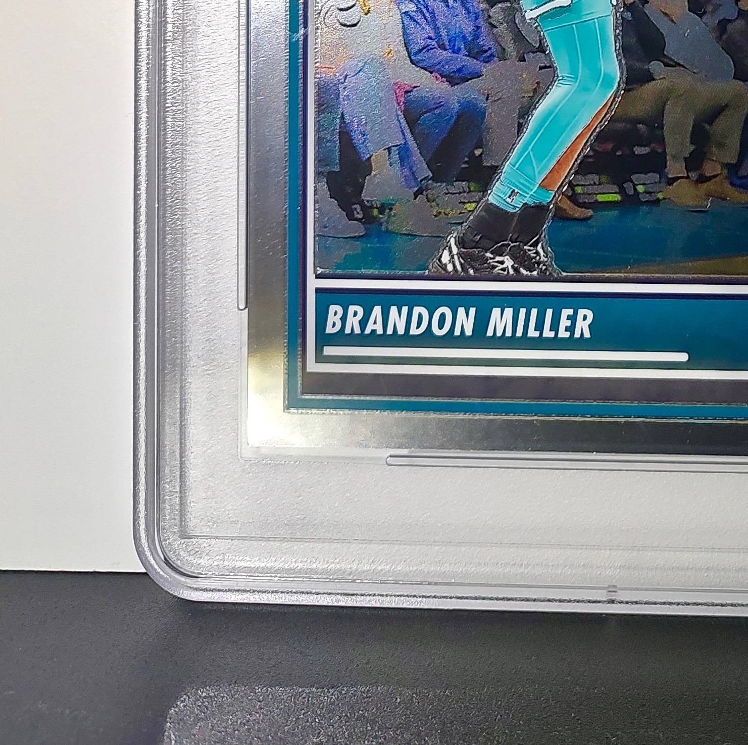 Brandon Miller 2023 Panini Premium Stock NBA Hoops #11 Jumbo Rookie PSA 6 EX-MT