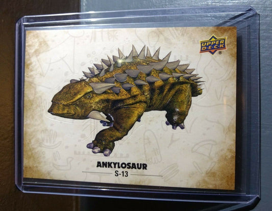 2015 Upper Deck Dinosaurs Ankylosaurus #S-13 Trading Sticker Card