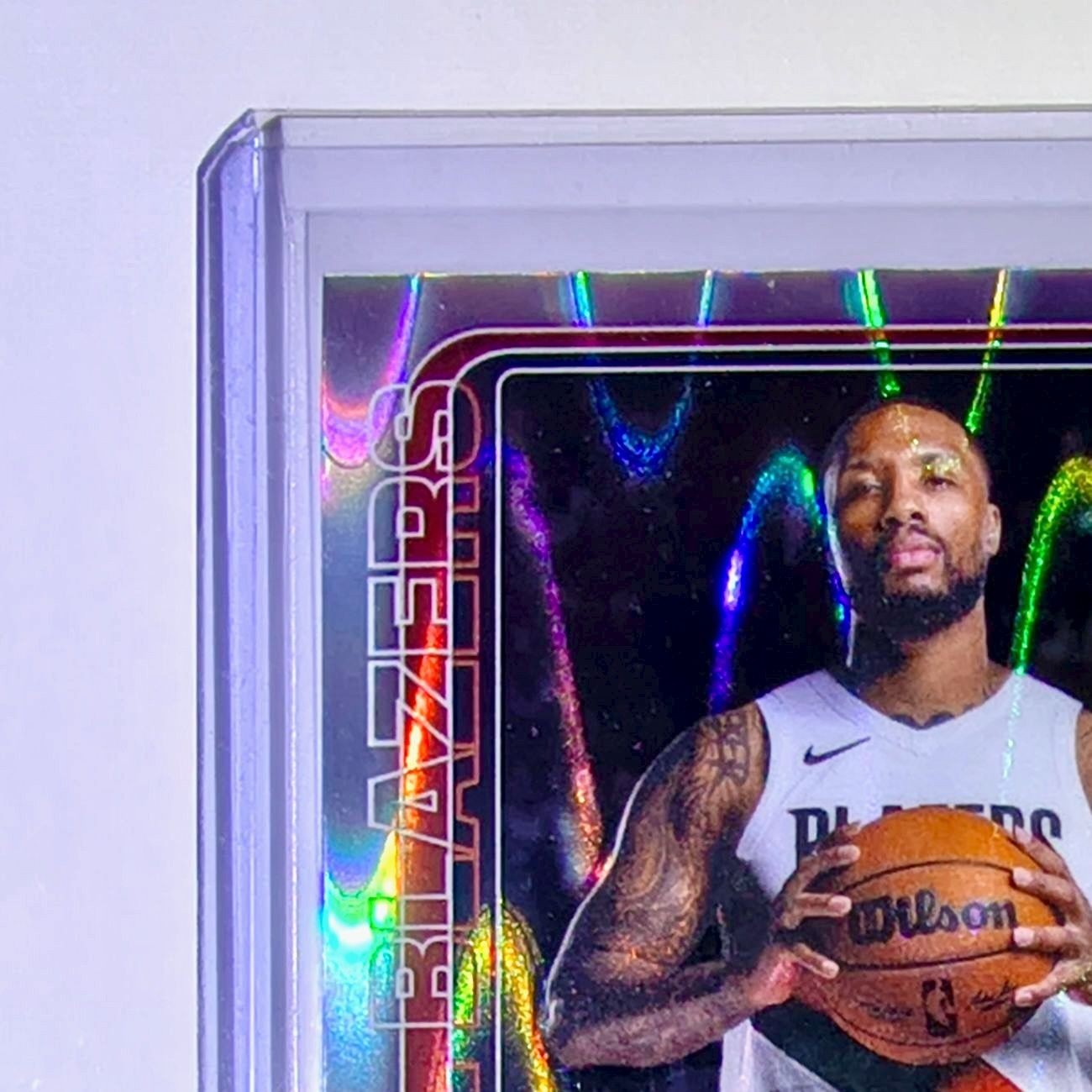 Damian Lillard 2025-26 NBA Topps Chrome Update RayWave Refractor #46 Card