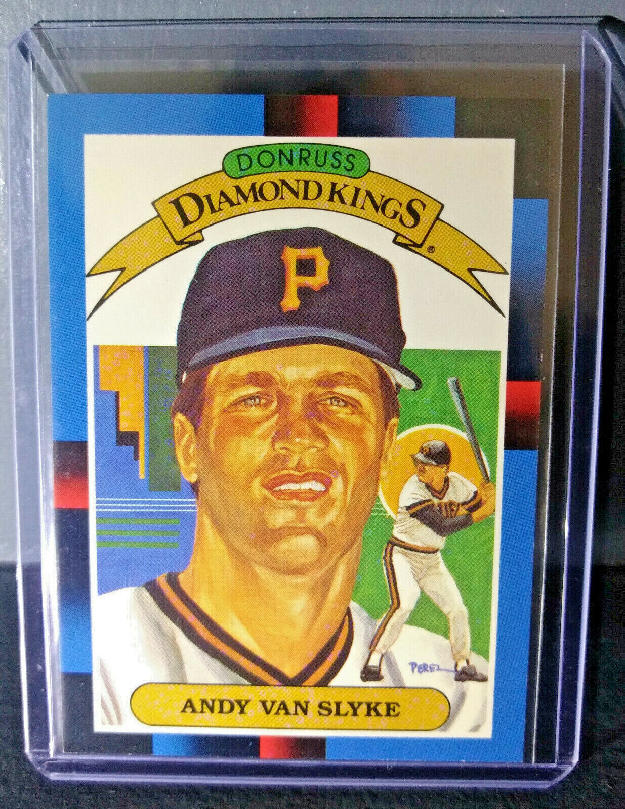 1988 Andy Van Slyke Donruss Diamond Kings #18 Baseball Card