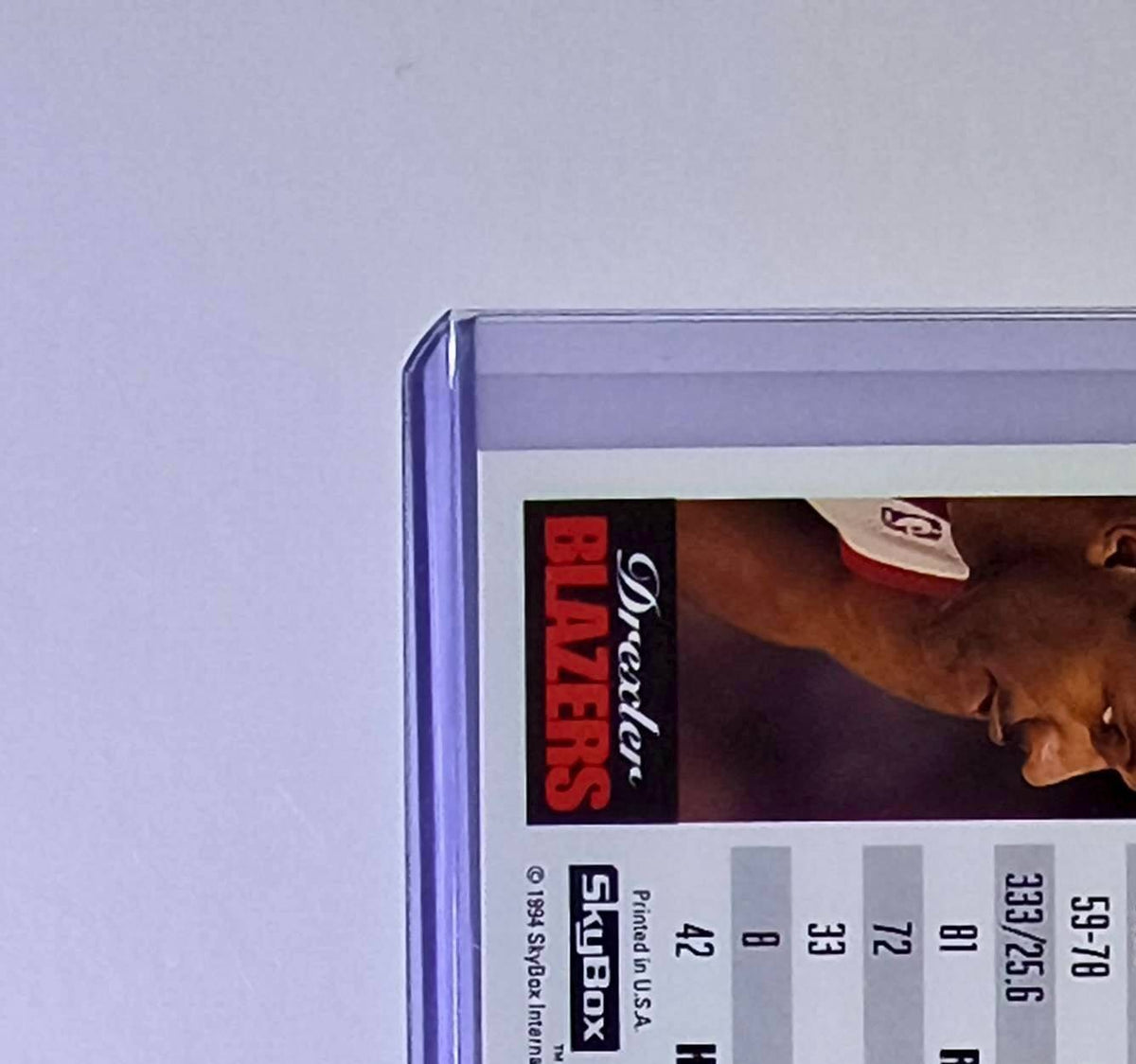 Michael Jordan 1993-94 Skybox Showdown Series VS Clyde Drexler Card Bulls