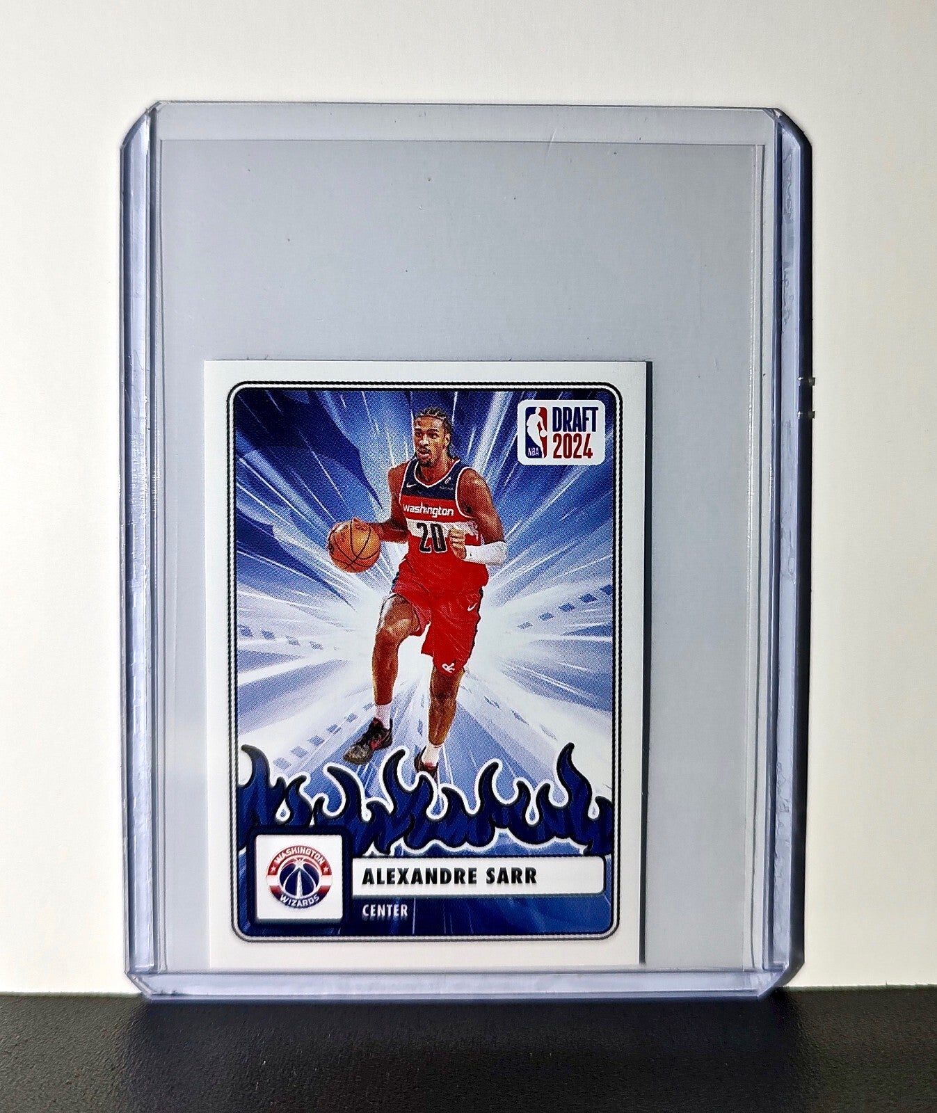 Alexandre Sarr Rookie Draft 2024-25 Panini NBA #80 Sticker Washington Wizards