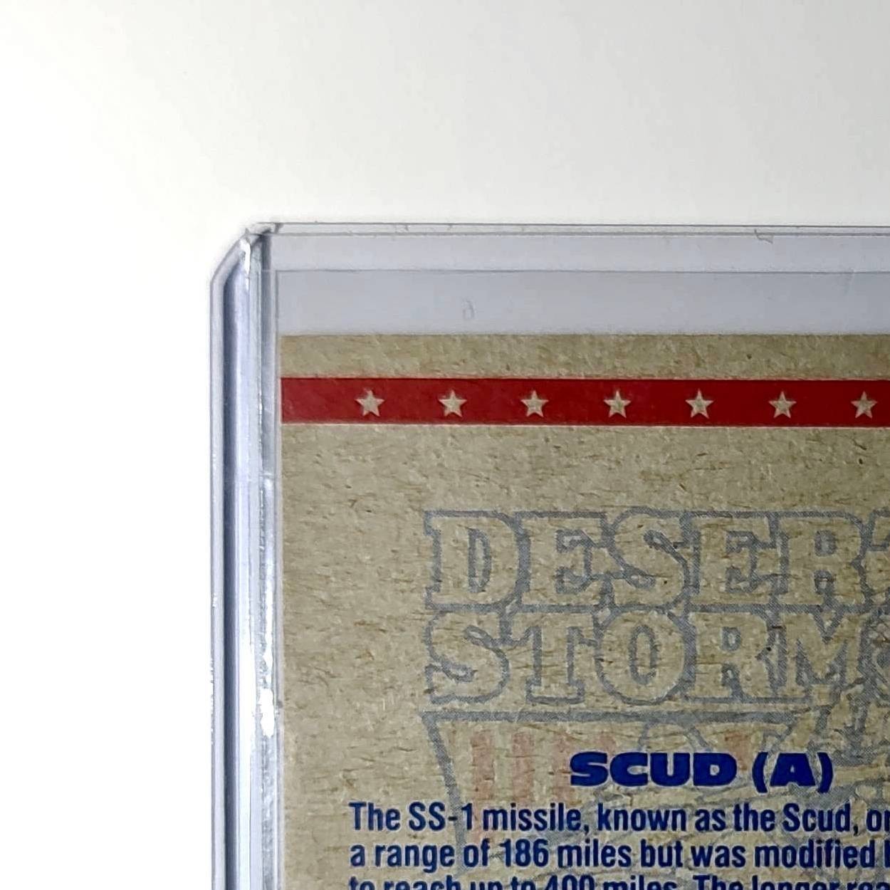 SCUD Missile (A) 1991 Topps Desert Storm #50 Card