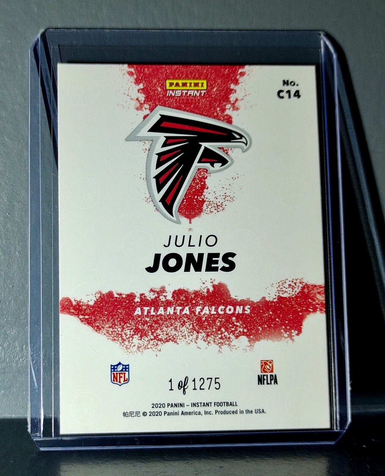 Julio Jones 2020 Panini NFL Instant My City #14 Football Card 1 of 1275