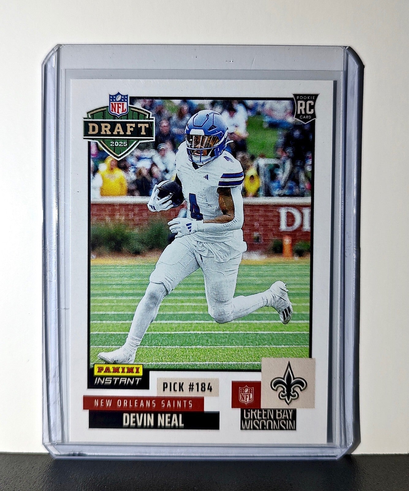 Devin Neal Rookie 2025 NFL Draft #34 Football Card New Orleans Saints 1 of 720