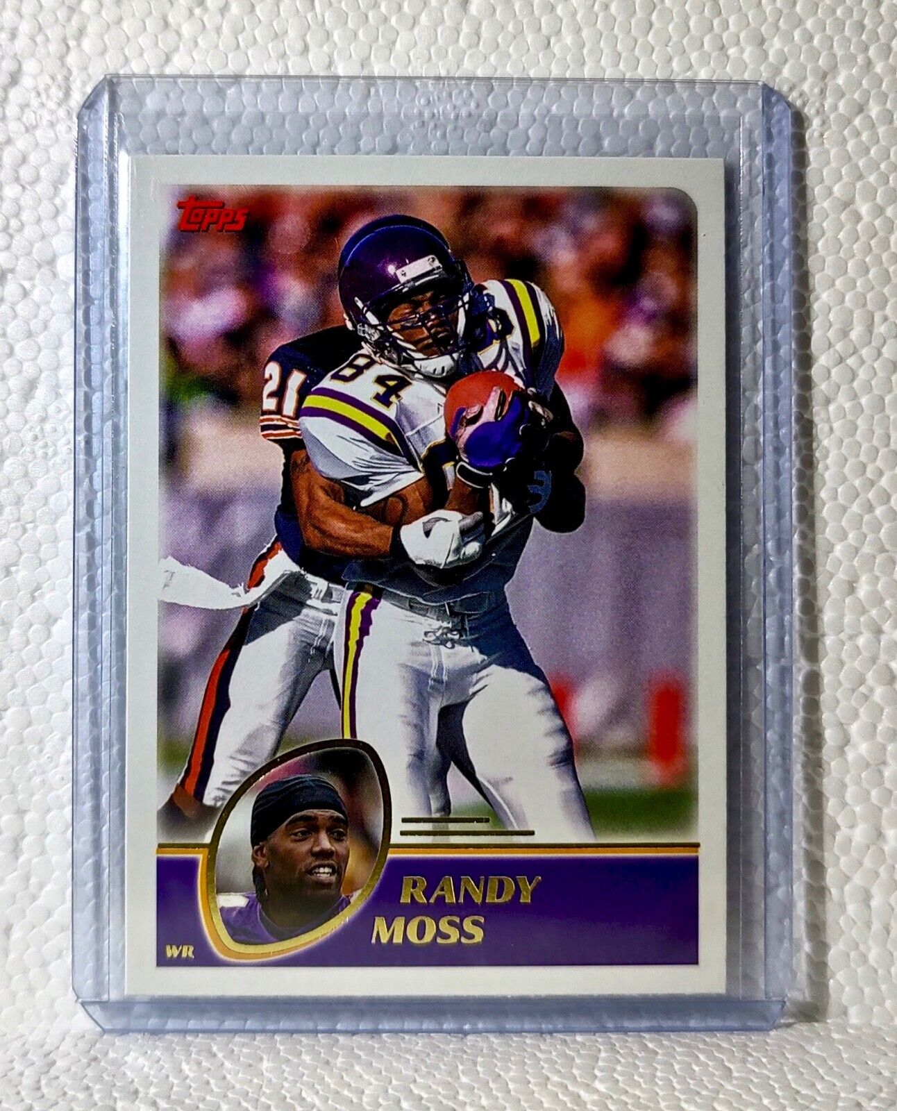 Randy Moss 2023 Topps NFL #428 Composite Football Card Minnesota Vikings