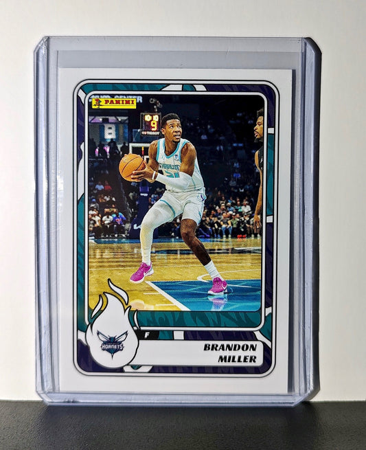 Brandon Miller 2024-25 Panini NBA #21 Sticker Card Charlotte Hornets